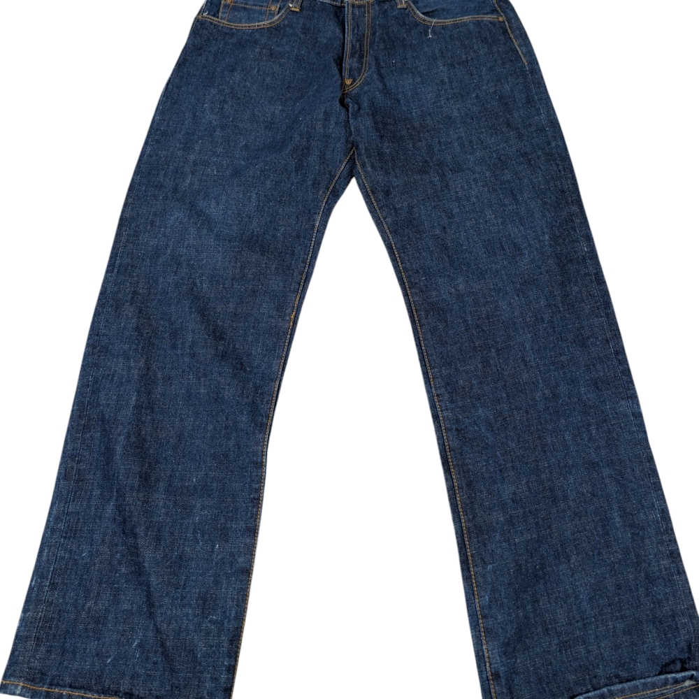 Evisu Men's Relaxed Jeans - Dark Blue